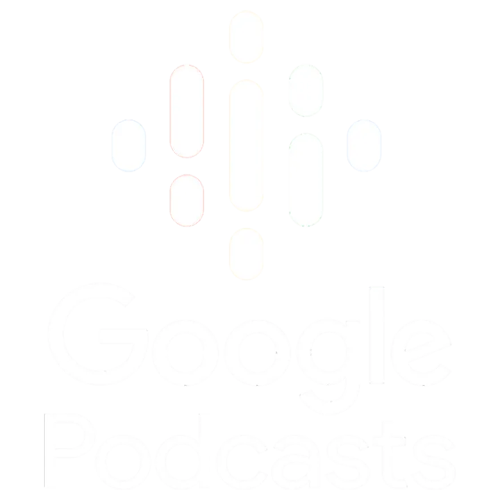 Google Podcasts Logo in White